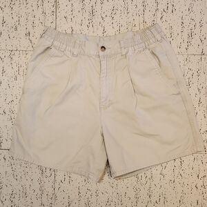 Woolrich British Tan Cargo Style Wide Leg Shorts Vintage 90s